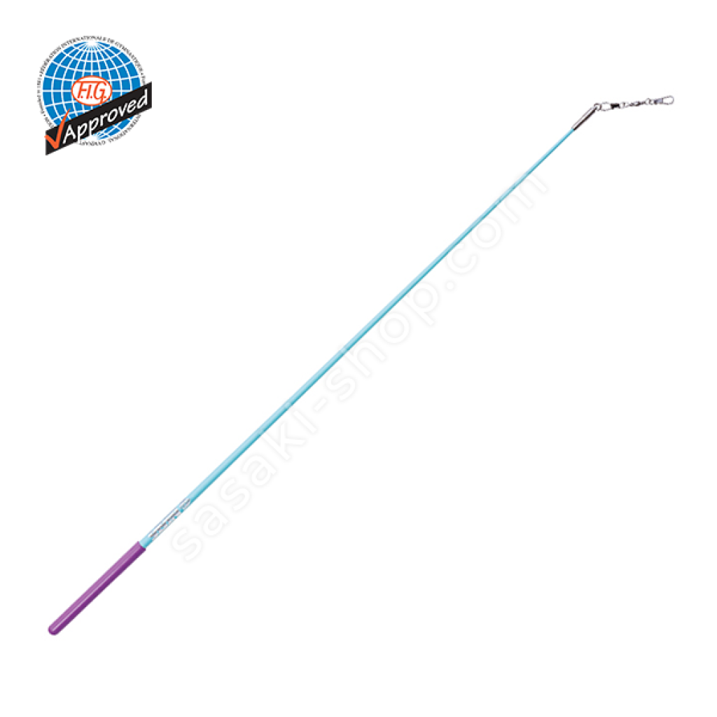 Glass Stick (short) M-700JK-F AQBUxRRK col. Aqua Blue x Lilac