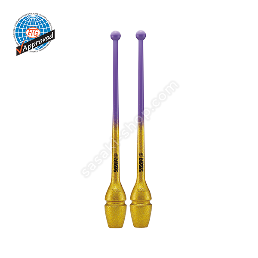 Gradation Rubber Clubs (connectable) M-34GH-F 44cm PPxGD col. Purple x Gold