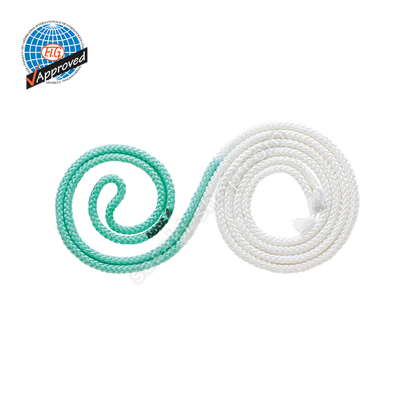 Double-End Rope M-280TS-F (3m) WxPEG col. White x Peppermint Green