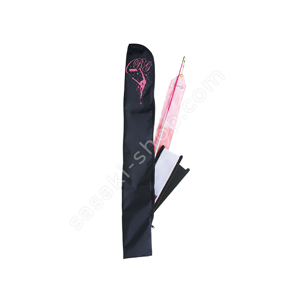 R.G. Girl Ribbon & Stick Case AC-52 BxLMP col. Black x Luminous Pink