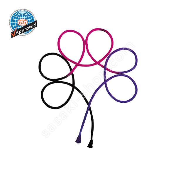 Tri-Color Rope M-280G-F (3m) BxRSxVI col. Black x Raspberry x Violet