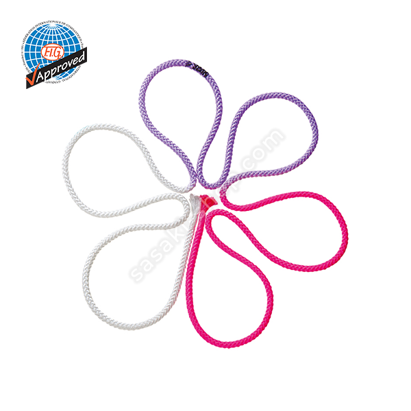Tri-Color Rope M-280G-F (3m) WxLDxP col. White x Lavender x Pink