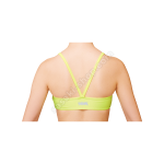 Bra Top (with cup pocket) 7055 LMY col. Luminous Yellow/Passion Pink-2