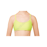 Bra Top (with cup pocket) 7055 LMY col. Luminous Yellow/Passion Pink-1
