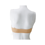Foundation Top Underwear (clear straps/ with cup pocket) F-253 BE col. Beige-2