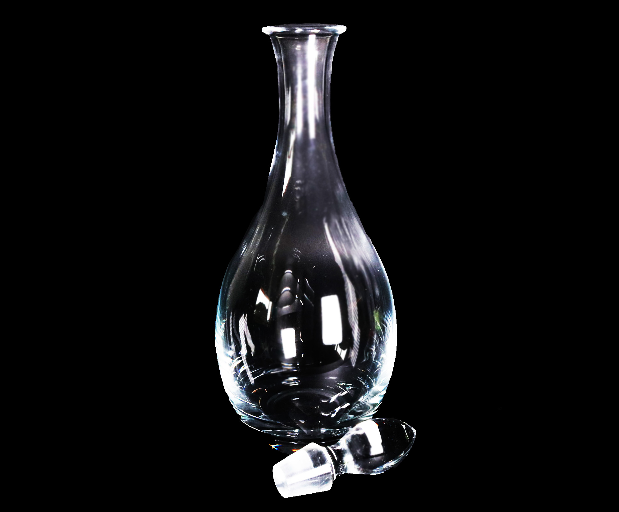 Crystal Alcohol Bottle Cristalleria Italiana