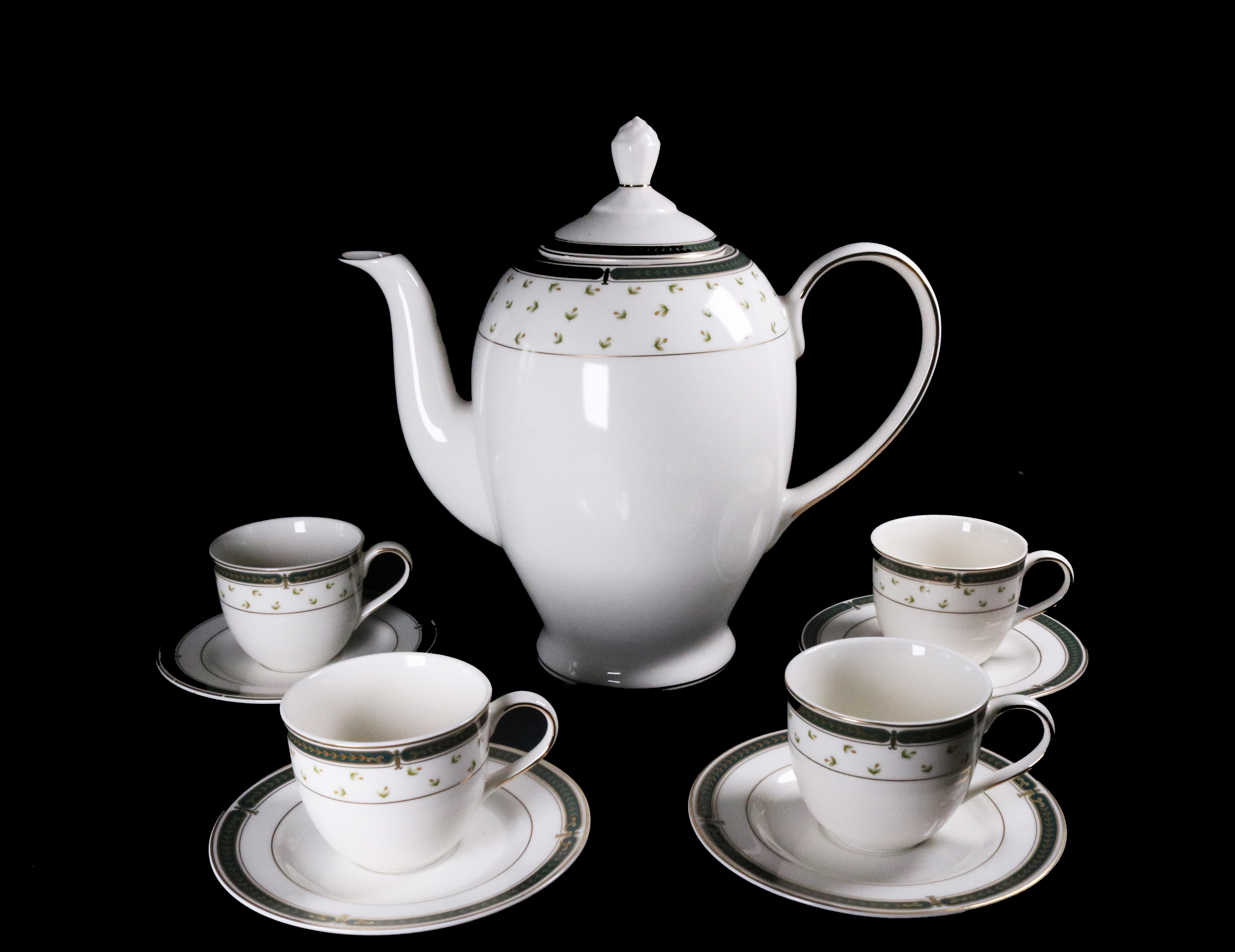 Tea/Coffee set Porcelain 6pcs.