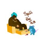 Spill the tea Бял 2XL-4