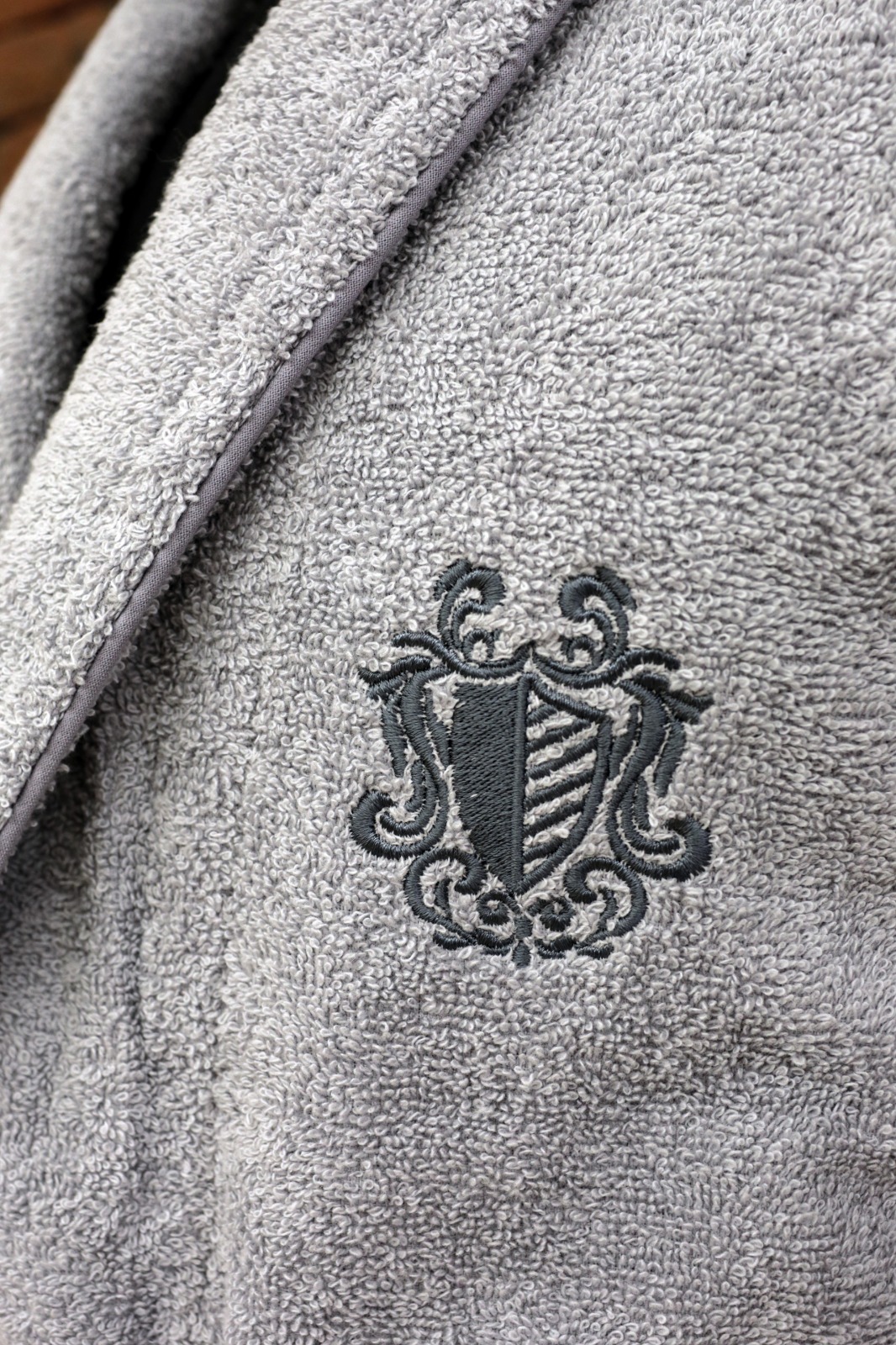 Комплект халати KAZEL, Molly + 4 кърпи подарък S/M, M/L S/M, M/L сив/сив