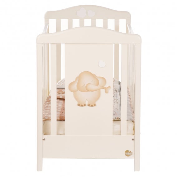 Бебешко креватче, със спящо слонче, 106х71х133 см.